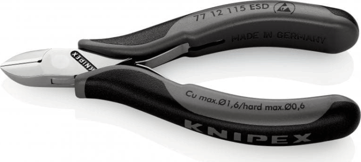 Knipex 77 12 115 ESD Elektronikai oldalcsípőfogó