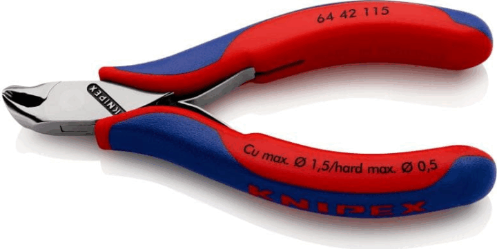 Knipex 64 42 115 Elektronikai homlokcsípőfogó Knipex 64 42 115 Elektronikai homlokcsípőfogó