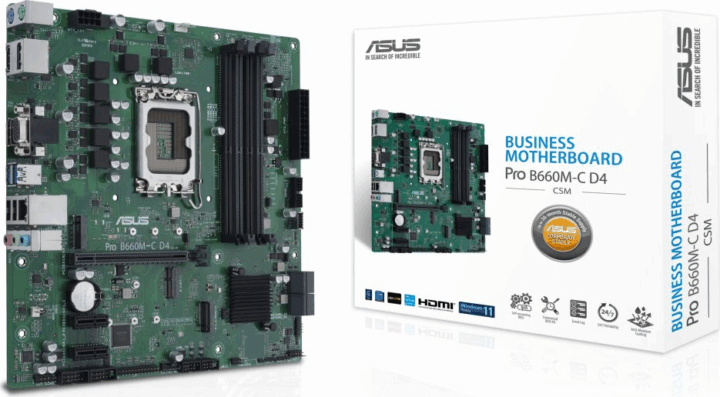 Asus Pro B660M-C D4-CSM Alaplap
