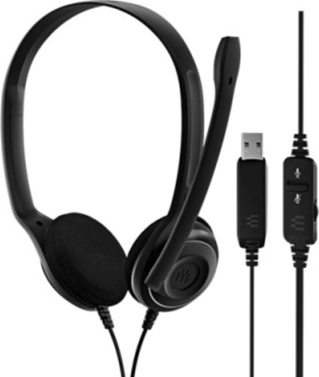 Epos PC 8 USB Stereo Headset - Fekete Epos PC 8 USB Stereo Headset - Fekete