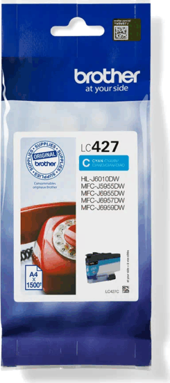 Brother LC-427C Eredeti Tintapatron Cián