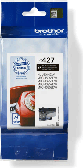 Brother LC-427BK Eredeti Tintapatron Fekete