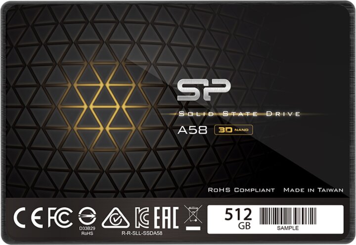 Silicon Power 512GB Ace A58 2.5" SATA3 SSD Silicon Power 512GB Ace A58 2.5" SATA3 SSD