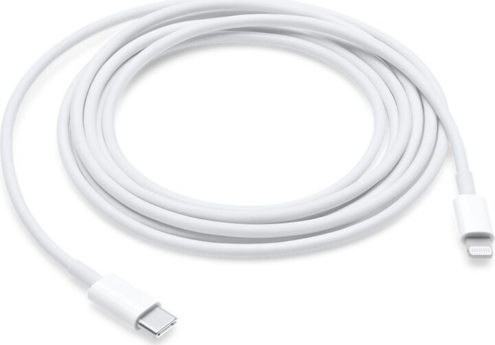Apple USB-C apa - Lightning apa Adat és töltőkábel - Fehér (2m)