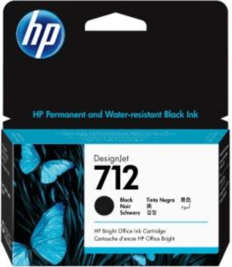 HP 712 Eredeti Tintapatron Fekete HP 712 Eredeti Tintapatron Fekete