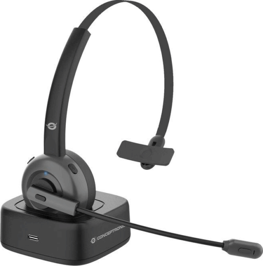 Conceptronic POLONA03BDA Wireless Headset - Fekete Conceptronic POLONA03BDA Wireless Headset - Fekete
