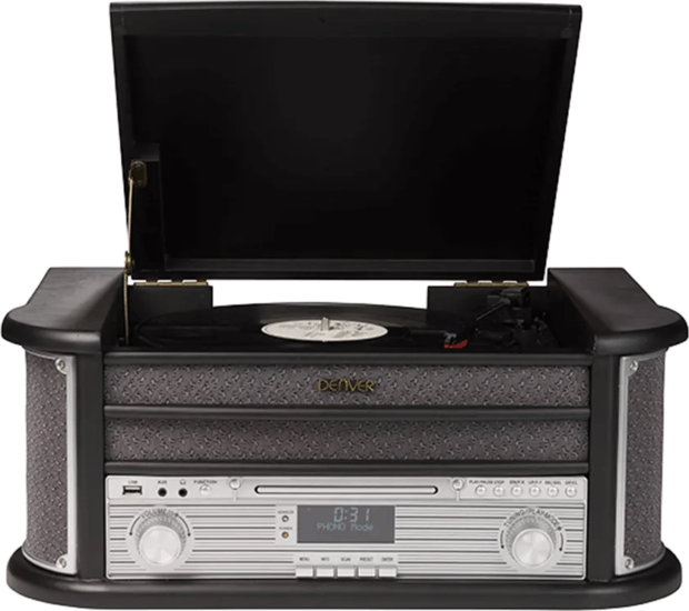 Denver MRD-51 Lemezjátszó ( Bakelit / CD / kazetta / FM rádió)