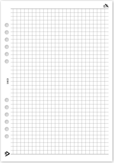 Realsystem 144 x 210mm Gyűrűs naptár betétlap