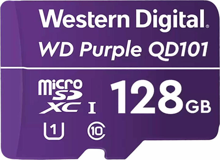 Western Digital 128GB Purple SC QD101 microSDXC UHS-I CL10 Memóriakártya Western Digital 128GB Purple SC QD101 microSDXC UHS-I CL10 Memóriakártya