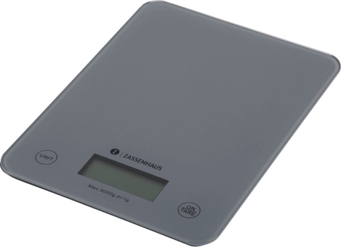 Zassenhaus 73485 Digitális konyhai mérleg - Szürke