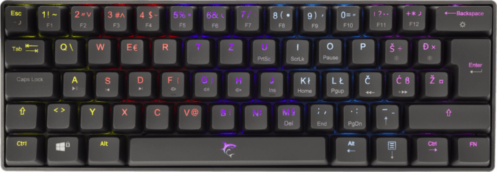 White Shark GK-2022B/R SHINOBI (Red Switch) USB Gaming Billentyűzet - Angol