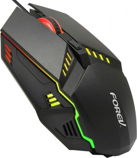 Forev Q3 RGB USB Gaming Egér - Fekete