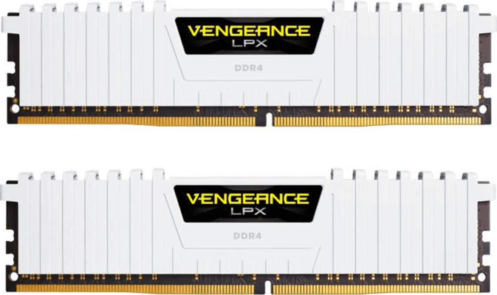 Corsair 32GB / 3200 Vengeance LPX White DDR4 RAM Kit (2x16GB)