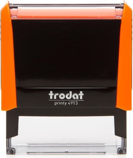 Trodat 4913 Printy 4.0 Szövegbélyegző - Neon narancs