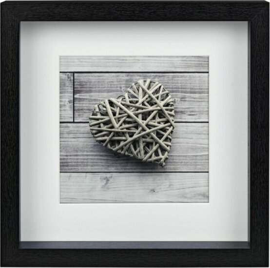 Hama 59773 Scala 3D 25,5x25,5 Képkeret - Fekete