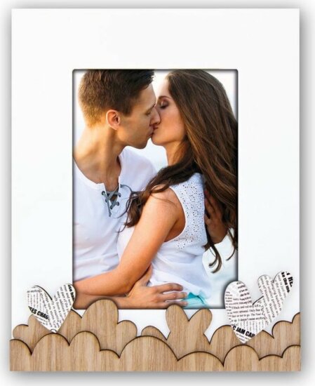 ZEP HP657 Romina 19x24 Képkeret - Fehér/barna ZEP HP657 Romina 19x24 Képkeret - Fehér/barna