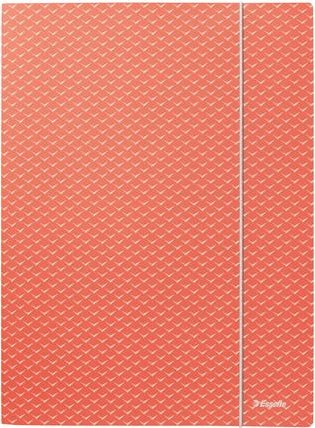 Esselte Colour'Breeze A4 gumis mappa - Korall