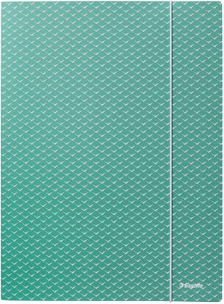 Esselte Colour'Breeze A4 gumis mappa - Zöld