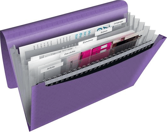 Esselte Colour'Breeze A4 Harmonika mappa - Levendula Esselte Colour'Breeze A4 Harmonika mappa - Levendula