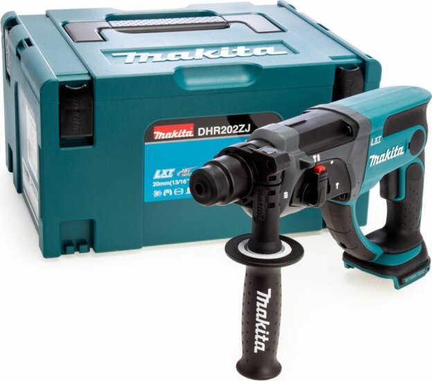 Makita DHR202ZJ Akkumulátoros Fúró-vésőkalapács (Akku és töltő nélkül) Makita DHR202ZJ Akkumulátoros Fúró-vésőkalapács (Akku és töltő nélkül)
