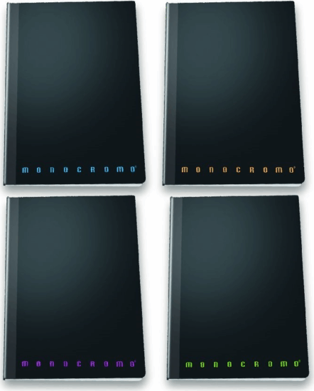 Pigna Monocromo varrott PPL A4 80lapos vonalas füzet - Többfajta Pigna Monocromo varrott PPL A4 80lapos vonalas füzet - Többfajta