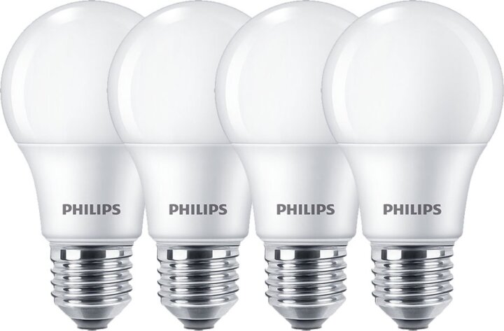 Philips LED A60 izzó 8W 806lm 2700K E27 - Meleg fehér (4db) Philips LED A60 izzó 8W 806lm 2700K E27 - Meleg fehér (4db)