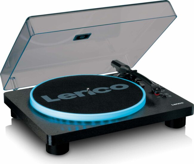 Lenco LS-50LED Lemezlejátszó - Fekete