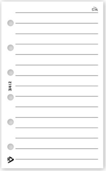 Realsystem 79 x127mm Gyűrűs naptár kiegészítő