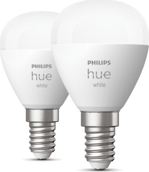 Philips Hue White P45 izzó 5,7W 470lm 2700K E14 - Meleg fehér (2db)