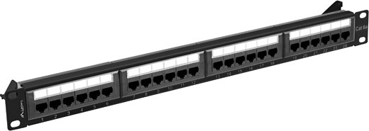 Lanberg PPUA-1024-B 19" Patch panel - 24 port