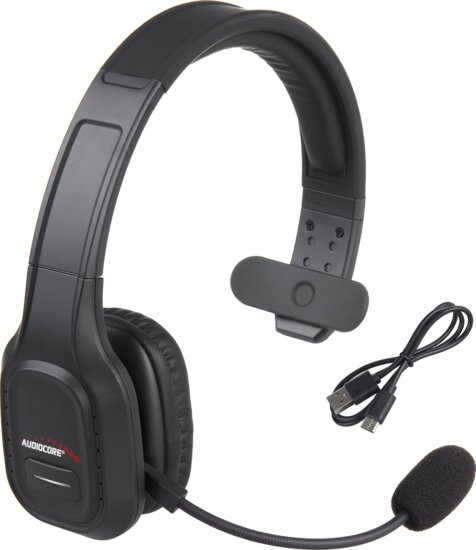 Audiocore AC864 Wireless Headset - Fekete Audiocore AC864 Wireless Headset - Fekete