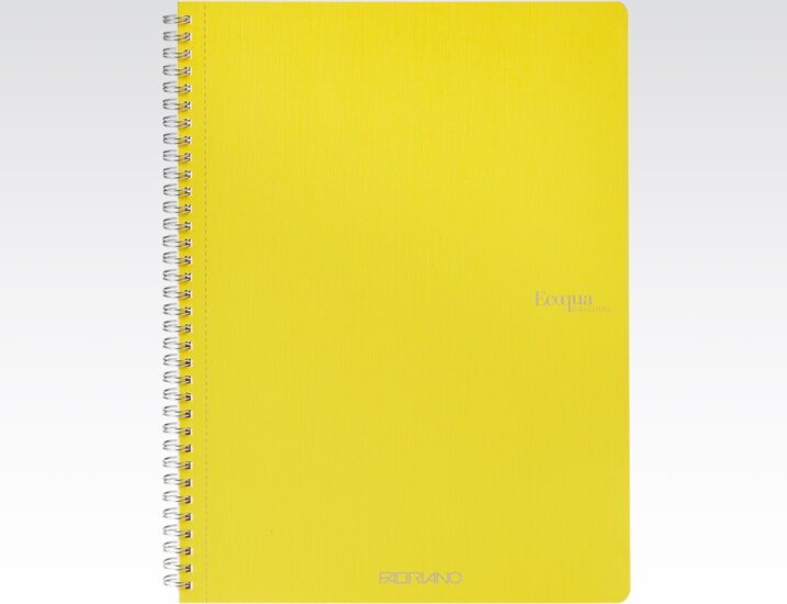 Fabriano Ecoqua 70 lapos A4 vonalas spirálfüzet - Sárga Fabriano Ecoqua 70 lapos A4 vonalas spirálfüzet - Sárga