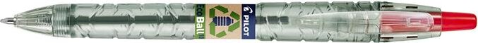 Pilot B2P EcoBall Nyomógombos golyóstoll - 0,27 mm / Piros
