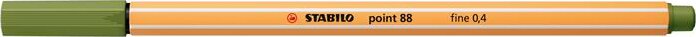 Stabilo Point 88 0.4 mm Tűfilc - Moha zöld