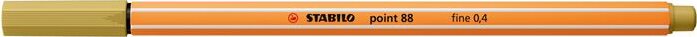 Stabilo Point 88 0.4 mm Tűfilc - Khaki