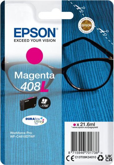 Epson 408L Eredeti Tintapatron Magenta Epson 408L Eredeti Tintapatron Magenta