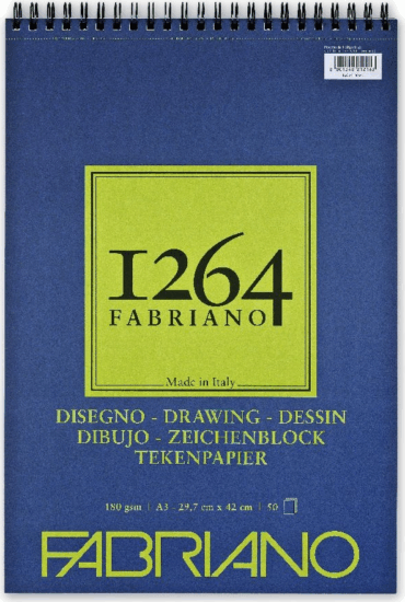 Fabriano 1264 Drawing 50lapos A3 spirálkötött rajztömb