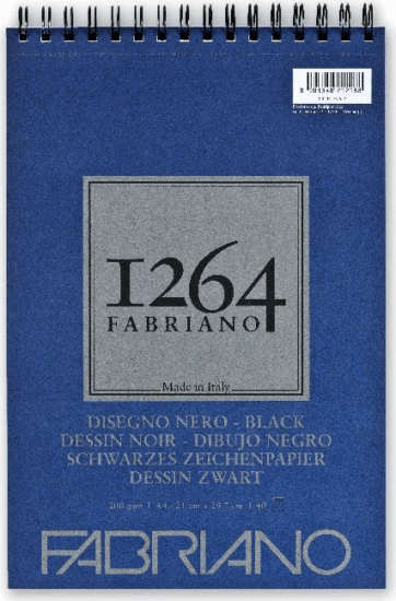 Fabriano 1264 40lapos A4 spirálkötött rajztömb