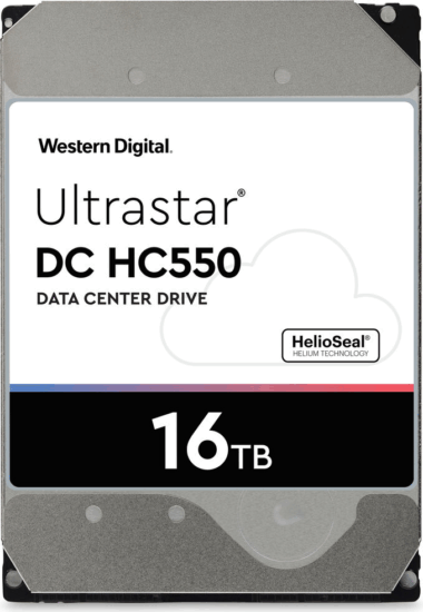 Western Digital 16TB Ultrastar DC HC550 SAS 3.5" Szerver HDD