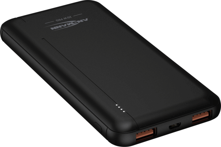 Ansmann PB320PD Powerbank 10000mAh 18W (3A / 5-12V) - Fekete Ansmann PB320PD Powerbank 10000mAh 18W (3A / 5-12V) - Fekete