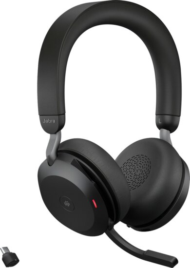 Jabra Evolve2 75 MS Wireless Headset + Link380c dongle - Fekete Jabra Evolve2 75 MS Wireless Headset + Link380c dongle - Fekete