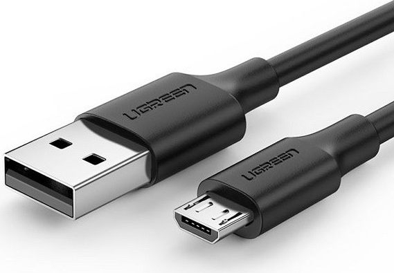Ugreen 60137 USB-A apa - Micro USB-B apa 2.0 Adat és töltőkábel - Fekete (1.5m)