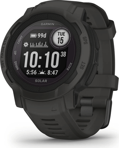 Garmin Instinct 2 Solar Standard Edition (45 mm) Okosóra - Grafit