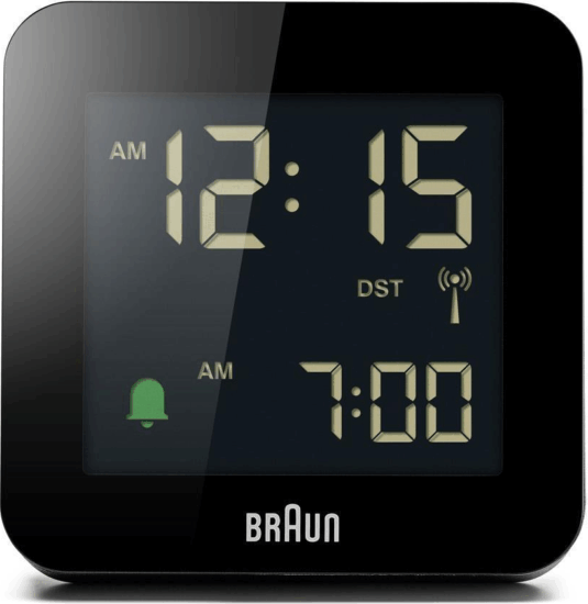 Braun BC 09 B-DCF Ébresztőóra - Fekete
