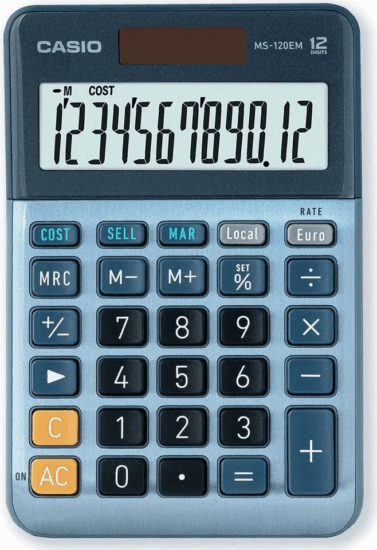 Casio MS-120EM Asztali számológép