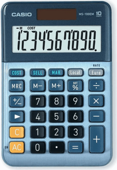 Casio MS-100EM Asztali számológép