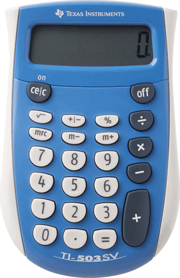 Texas Instruments TI 503 SV Hagyományos számológép Texas Instruments TI 503 SV Hagyományos számológép