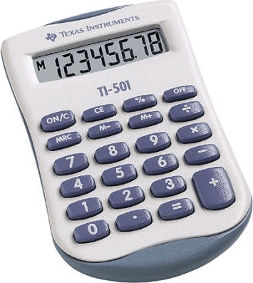 Texas Instruments TI 501 Zsebszámológép Texas Instruments TI 501 Zsebszámológép