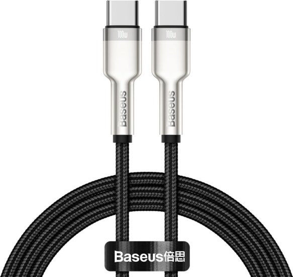 Baseus Cafule Series USB-C apa - USB-C apa 2.0 Adat és töltőkábel - Fekete (1m) Baseus Cafule Series USB-C apa - USB-C apa 2.0 Adat és töltőkábel - Fekete (1m)