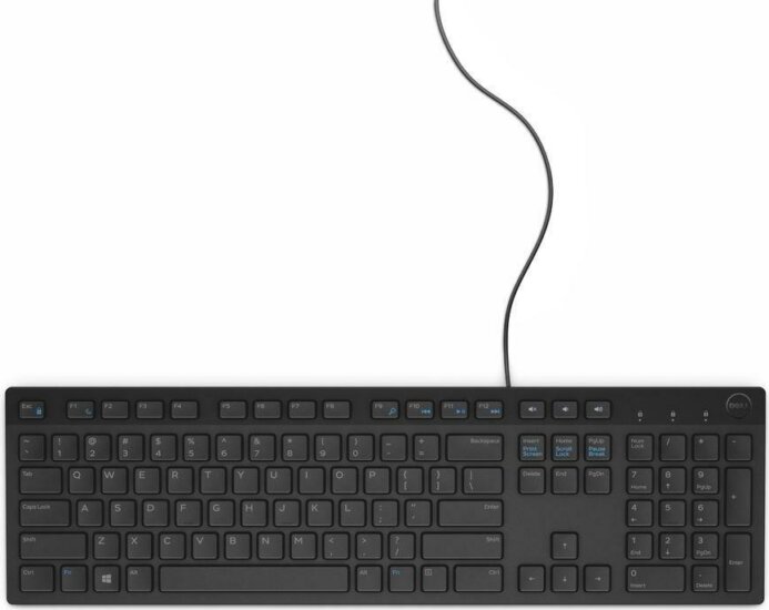 Dell KB216 USB Billentyűzet (Fekete) - Német